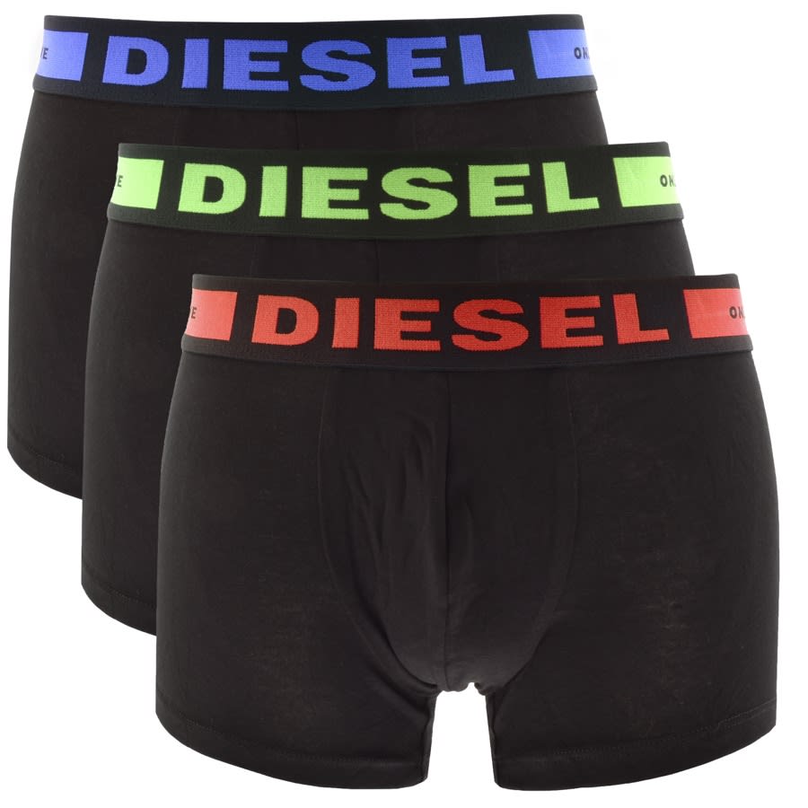 Alternative Image for ProductDiesel Underwear Kory 3 Pack Trunks Black1